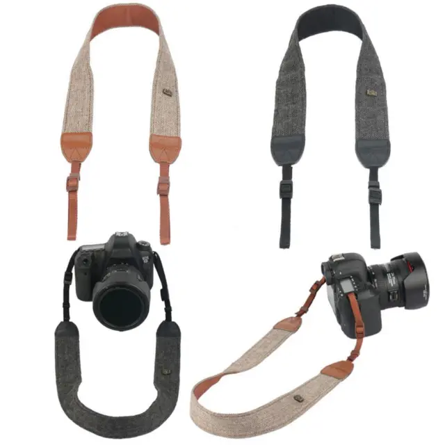 2Camera Shoulder Neck Vintage Strap Belt for Nikon Canon Olympus DSLR