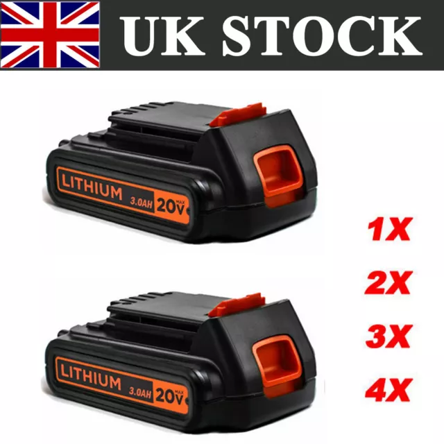 1-4X FOR Black+Decker 3.8Ah/3.0Ah Battery BL1518 Slide Lithium-Ion 18V Power NEW