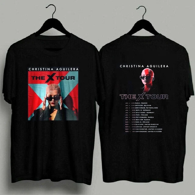 New Rare Christina Aguilera X Tour Shirt New Men S-234XL Tee THAEB01835