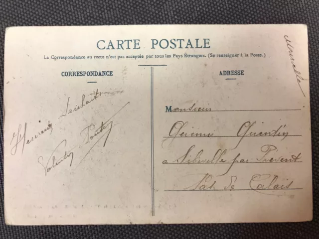 Carte postale ancienne cpa scène de vie fête à Chateau du Loir 72500 années 1920 2