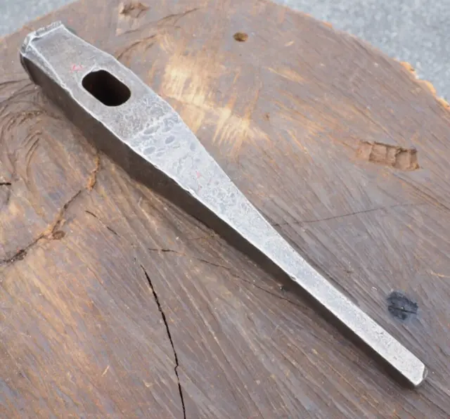 Huge 1/2" Square "Punch" Drift Eye Hammer Forge Blacksmith Anvil Vintage Tool Rr