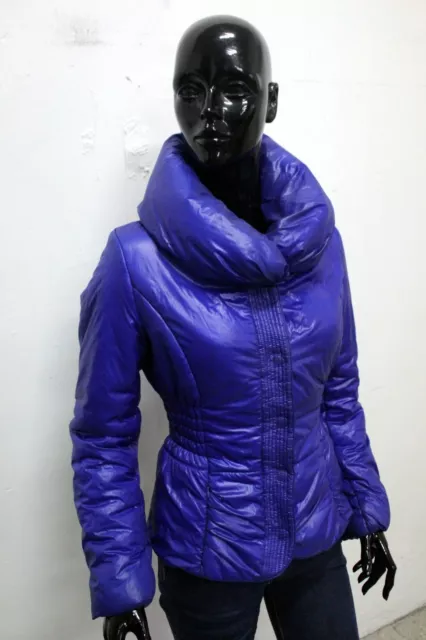 Guess Giubbotto Donna Taglia S Giubbino Giacca Blu Invernale Jacket Piumino