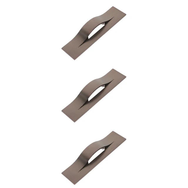 3 piezas Armario Tirar Cajón Moderno Pull Manija Armario Cocina Hardware