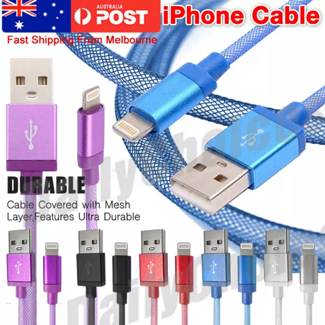 USB Charging Charger Cable Cord Data for Apple iPhone 13 12 11 pro Max XR 8 iPad