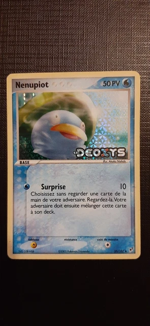 Carte Pokemon NENUPIOT HOLO 35/107 Ex Deoxys Bloc EX FR NEUF