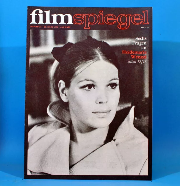 DDR Filmspiegel 7/1973 Claudia Cardinale Brigitte Bardot Heidemarie Wenzel