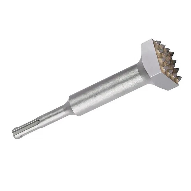 UPGRADED CARBIDE TIPPED 16-Teeth Bush Hammer Chisel Bit Tool For ...