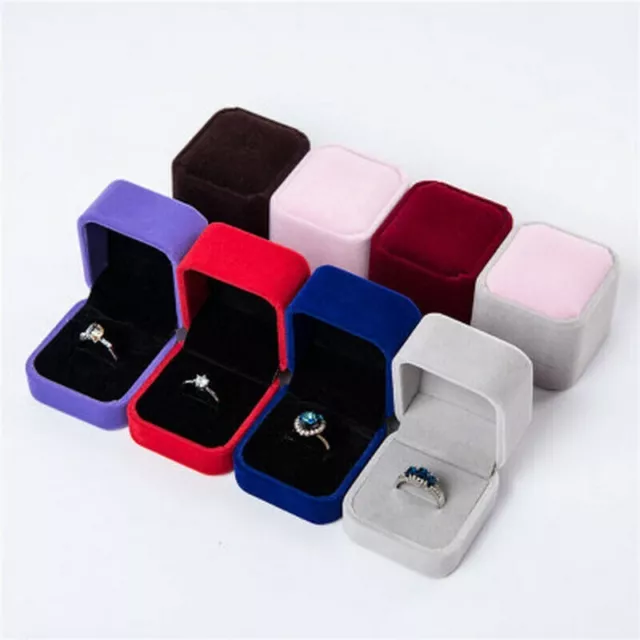 Gift Boxes High-grade Wedding Jewelry Box Velvet Earrings Bracelet Ring Necklace