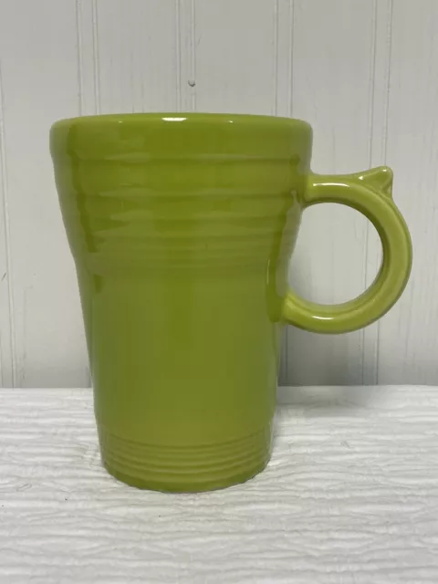 Fiesta Ring Handle Tall Latte Mug Fiestaware Lemongrass 1st Quality