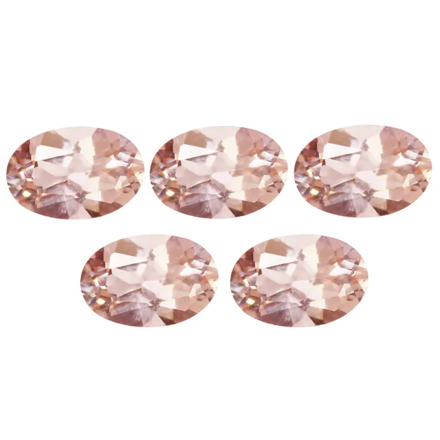 2.03 Ct VVS [5 Pcs Lot] Great look Oval 6 x 4 MM Pink Natural Brazil Morganite