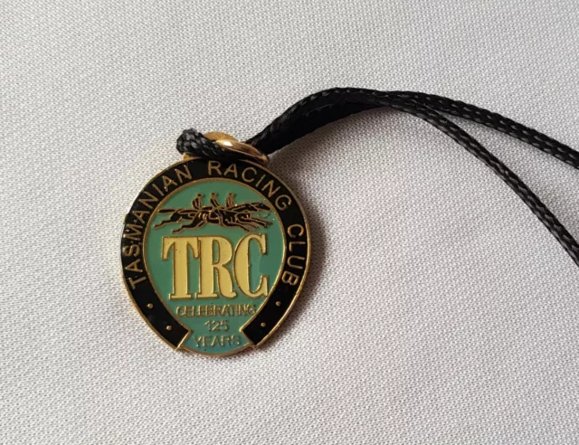 Collectable Tasmanian Racing Club Trc Enamel 2000 Membership Badge Number 357