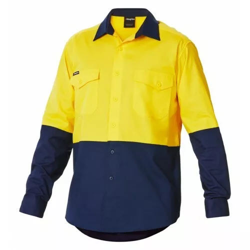 King Gee Workcool 2 Spliced Shirt Long Sleeve (K54870)