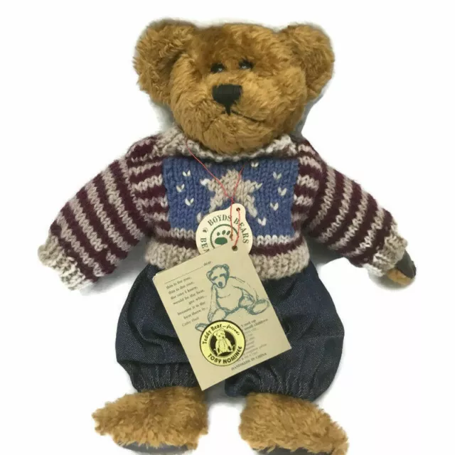 Vintage Boyd’s Eddie Bauer Teddy Bear Plush J.B. Bean Collection Retired Rare