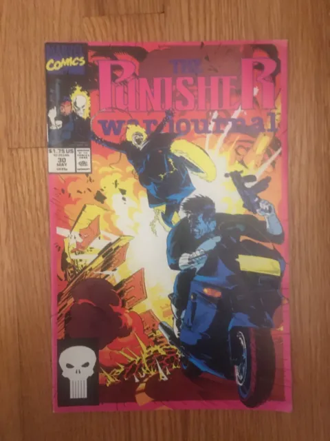The Punisher War Journal #30 1991 Marvel Comics Comic Book