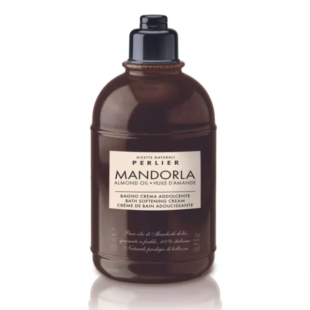 Perlier Bagno Crema Addolcente Detergente Profumato Alle Mandorle 500ml