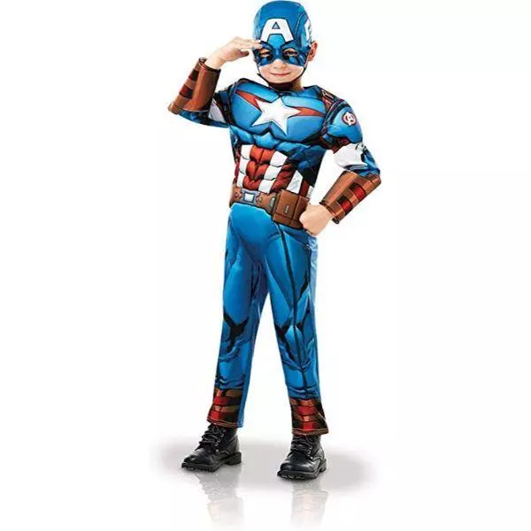 Rubies Marvel Avengers Captain America Boy's Superhero Fancy Dress Costume