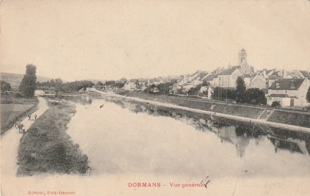 CPA 51 DORMANS Vue Générale