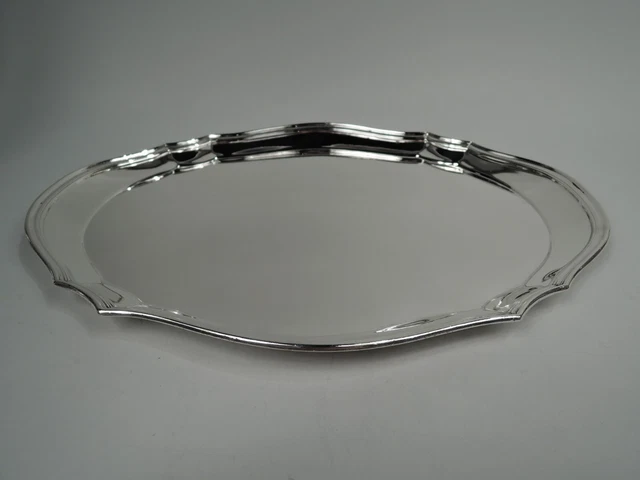 Tiffany Vassoio 19888 Antico Edwardian Georgiano Ovale American Argento Sterling