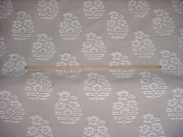16-3/8Y Magnolia Home Fabric Laramie Cotton Floral Damask Upholstery Fabric