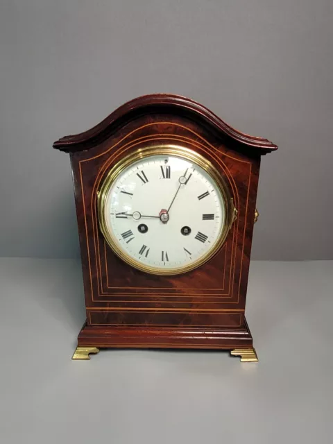 Small Inlaid Bracket Clock 3