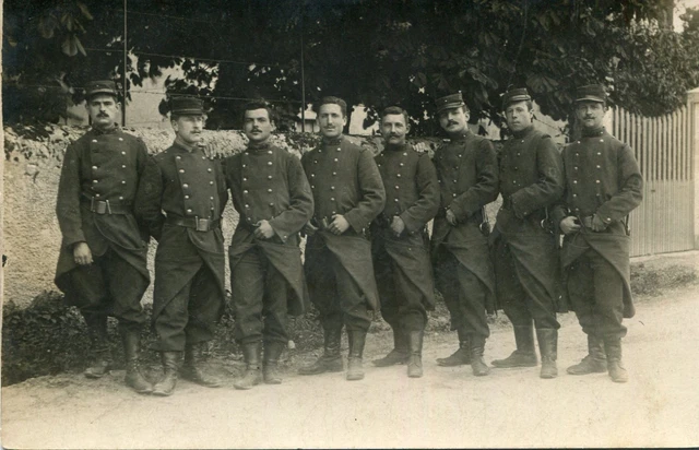 Militaire Carte PHoto de soldats du 57 ème Régiment