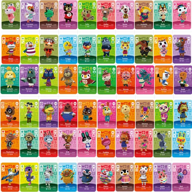 Animal Crossing Amiibo Card Series 4 Card 301-400 For Switch NS/2/3DS/Lite Wii U