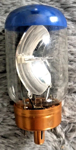 VINTAGE NOS SYLVANIA DCA 150W-21.5V BLUE TOP PROJECTOR LAMP BULB RARE w/BOX