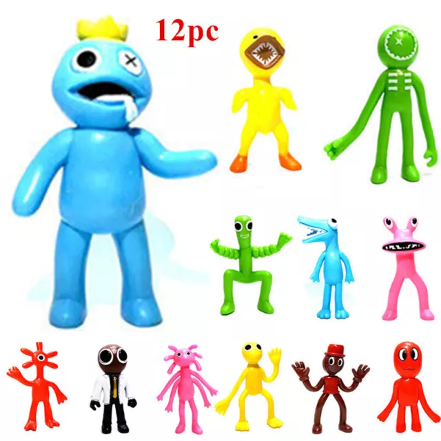 12pc Roblox Rainbow Friends Figure Toy Model Doll Blue Monster Horror Game Decor