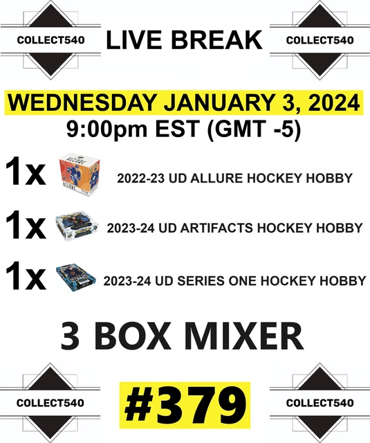 MINNESOTA WILD 202324 Artifacts Series 1 Hockey Hobby 3x Box Break