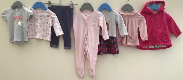 Pacchetto vestiti bambina 3-6 George Monsoon M&S cura della madre noce moscata Zara