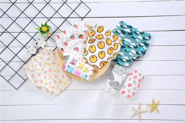 Cloth Diaper Baby Reusable Cotton Training Pants Washable Nappy Infant Underwear 5