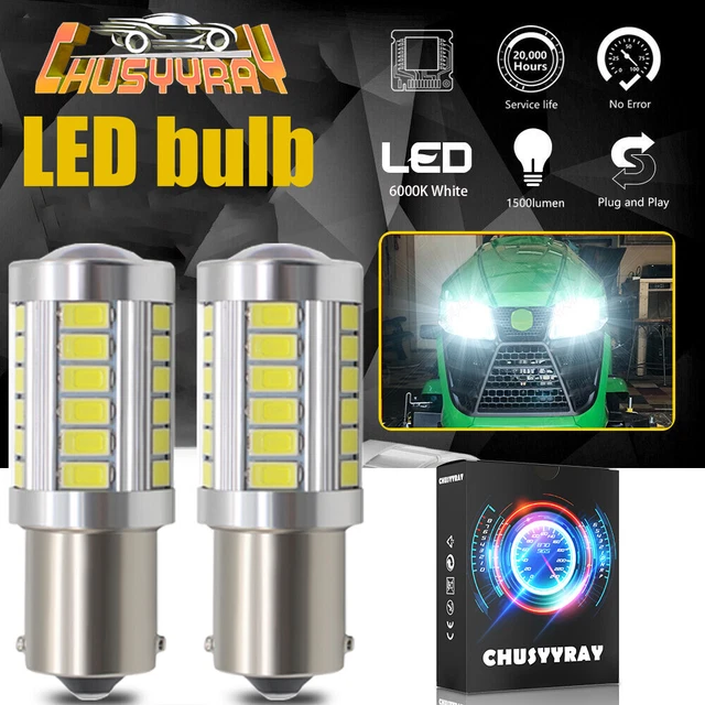 LED HEADLIGHT BULB for Riding Lawn Tractor Riding Lawn Mower Snow 1156