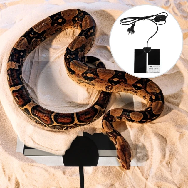 1 pieza almohadilla térmica para reptiles alfombra térmica para mascotas alfombra calentadora de temperatura para mascotas con enchufe AU