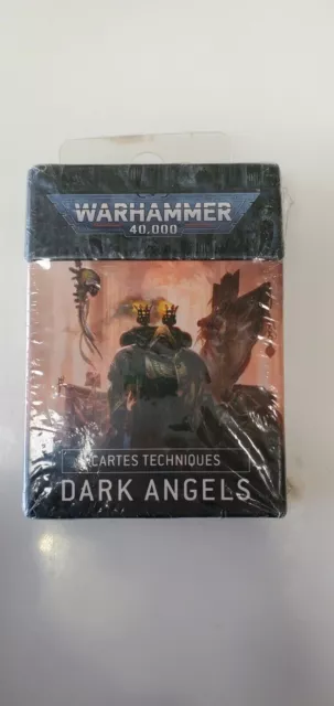 Warhammer 40K -Cartes Tehniques / Technical Cards - Dark Angels Französisch (UR)