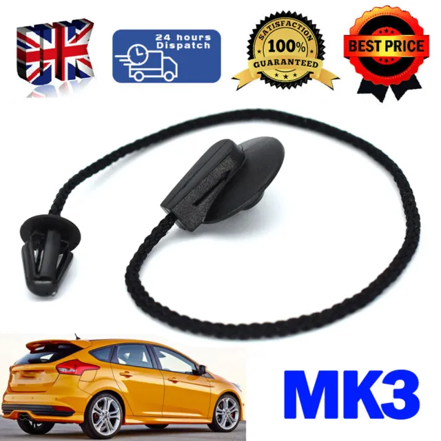 For FORD FOCUS MK3 2011-18 Parcel Shelf Tray Cover string strap rope & clips