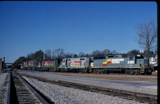 SBD 6381 GP-40, Hamlet, NC, 11/87; Kodachrome Original