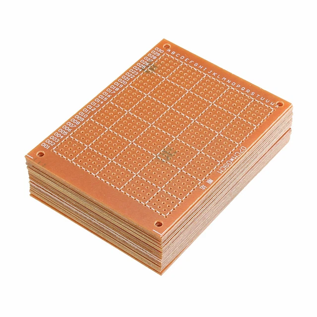 20Pcs Baklite Prototype PCB Panneau plaqué cuivre 9cmx7cm