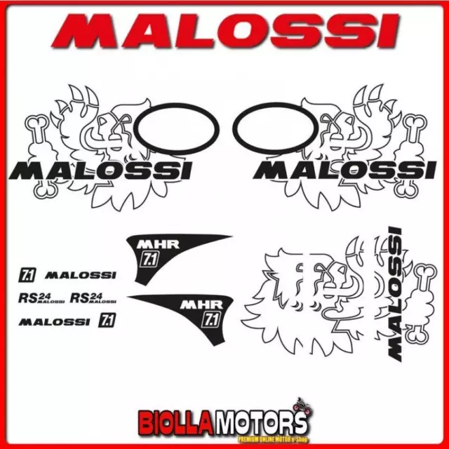 3317672 Kit Adesivi Trofeo Malossi Vespa Sprint Iget 125 Ie 4T Euro 4 2016-> (Ma