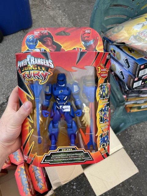 Figurine Power Rangers Jungle Fury Deluxe - Gorille Auto-transformable, Neuf