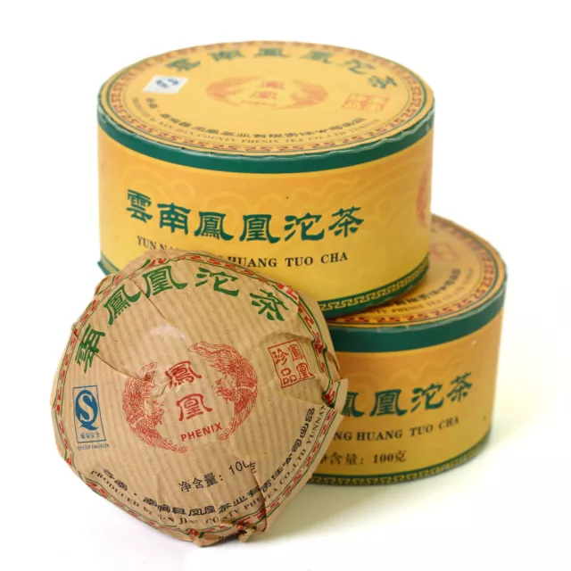 2006 Year Yunnan Puer Pu'er Puerh Tea Aged Phoenix Tuocha Cake Boxed Raw Pu-erh