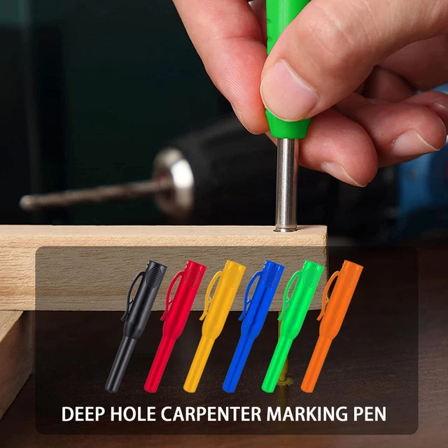 Carpenter Pencil Cover Case Woodworking Deep Hole Mechanical Covers Pencils X7T4