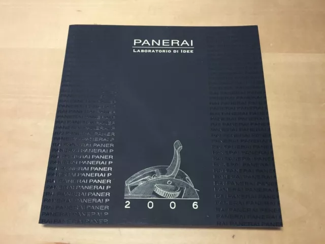 Catalogue Catalogue OFFICINE PANERAI - Collection 2006 - Espagnol - Montres...