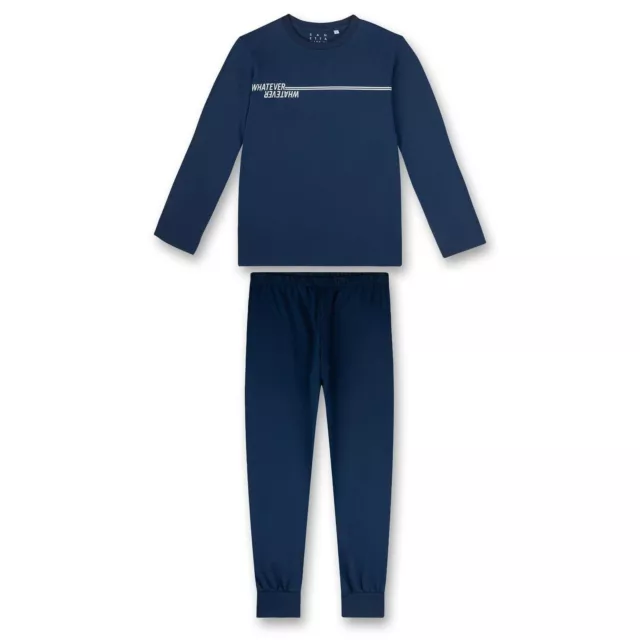 Sanetta Boys Pyjama - Nightwear, Pajamas, Long, Logo Dark