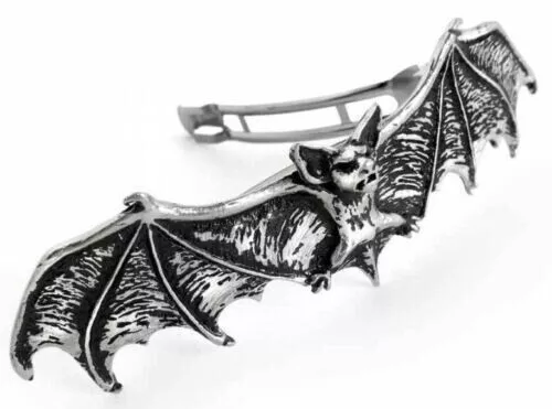 Alchemy Gothic Darkling Bat Hair Slide Clip Barrette Vampire Witchy Vintage 1997