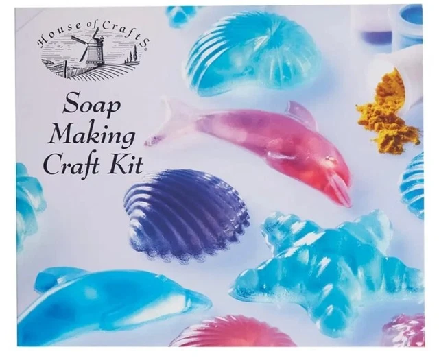 Kit De Fabricación De Jabón Perfumado Casa De Artesanías Moldes De Carcasa Con Temas De Mar