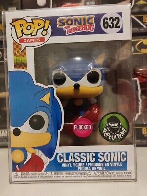 classic sonic flocked funko pop
