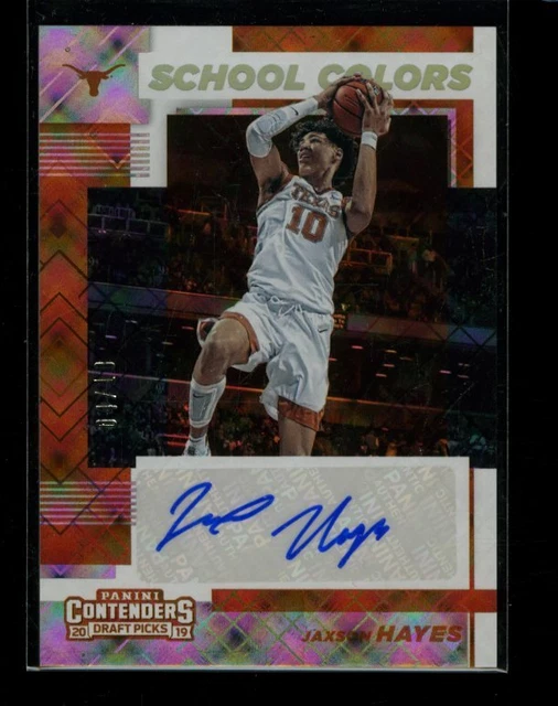 2019 Panini Contenders Draft Picks JAXSON HAYES Rookie RC Auto Autograph 4/10