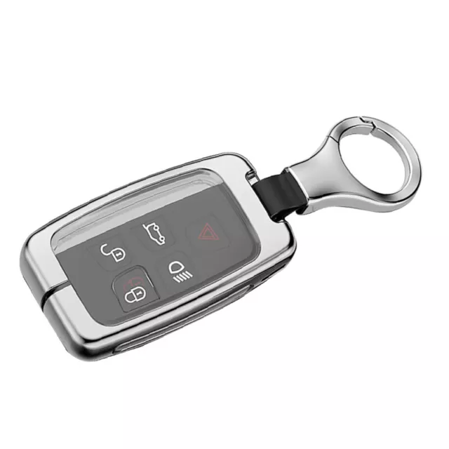 5-Button Key Fob Case Cover Shell Fit for Land Rover Range Rover Discovery Sport 2