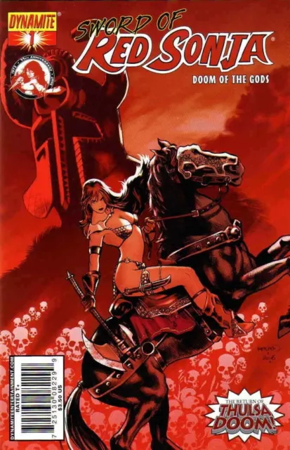 Red Sonja Doom Of The Gods #1 (NM)`07 Lieberman/ Antonio  (Cover A)