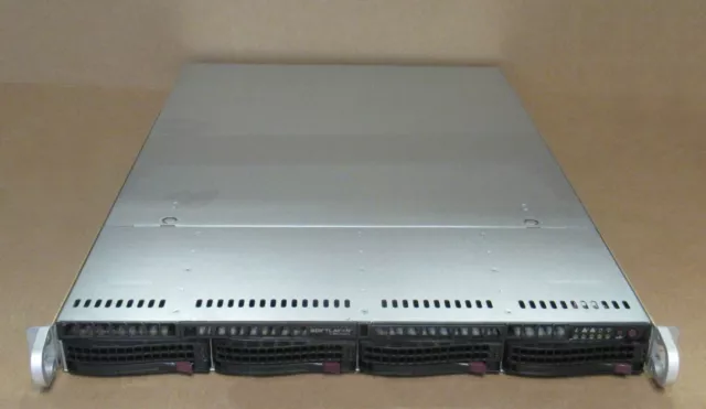 Servidor en rack Supermicro SuperServer CSE-815 X9DRi-F 1x E5-2620 8 GB RAM 1U